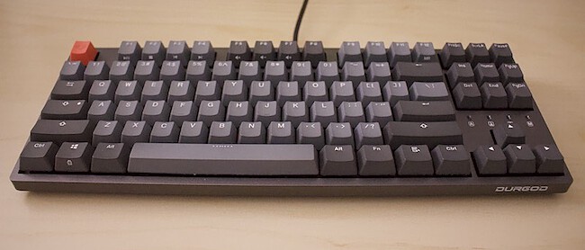 My first mechanical keyboard &ampmdash; [Durgod Taurus K320](https://www.amazon.de/gp/product/B07QK16RDQ/ref=as_li_tl?ie=UTF8&tag=matthiasendle-21&camp=1638&creative=6742&linkCode=as2&creativeASIN=B07QK16RDQ&linkId=fb0a782ecbc713f8266b90b941375a5f) (referral link). They also have a fancy [white-pink](https://www.amazon.de/gp/product/B081LZV2QM?ie=UTF8&tag=matthiasendle-21&camp=1638&linkCode=xm2&creativeASIN=B081LZV2QM) ISO version now.