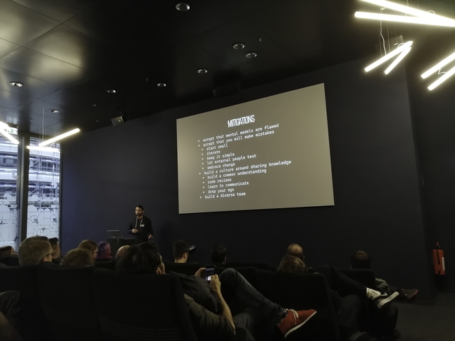 Me speaking at localhost conference, 2019